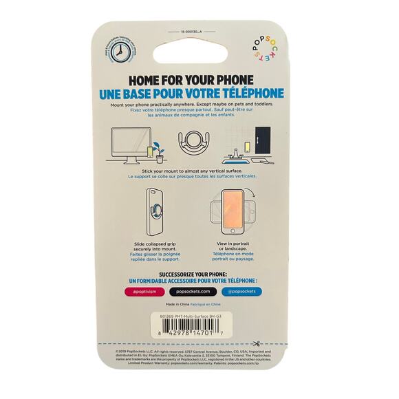 NWT PopMount by Popsockets A Multi Surface Mount in Sealed Package - Picture 2 of 2